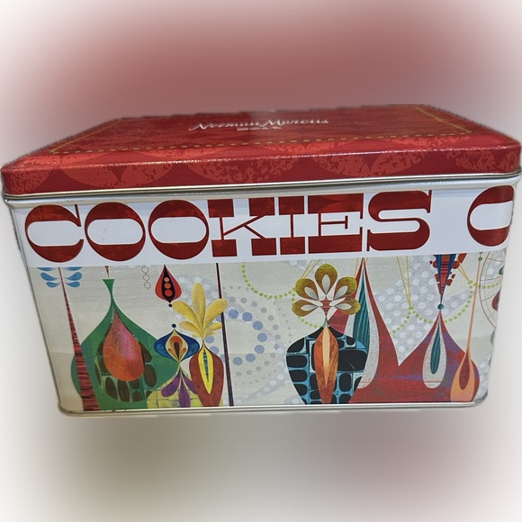 RARE 2014 NEIMAN MARCUS CHOCOLATE CHIP COOKIE TIN COLLECTIBLE HOLIDAY CHRISTMAS - Picture 2 of 10